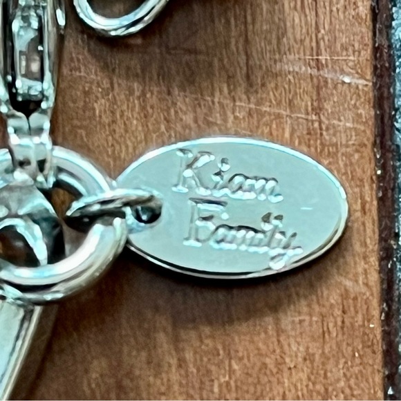 Lia Sophia Kiam Family Silver Tone Faux Amber Nacklace Big Chunky Up to 20" L - Picture 9 of 15